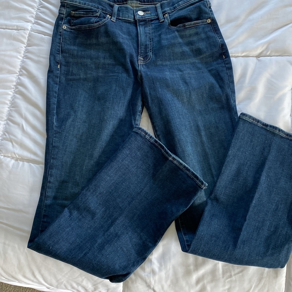 Women's Blue JeansLucky Brand Sweet boot jean size 10 NWOT dark wash